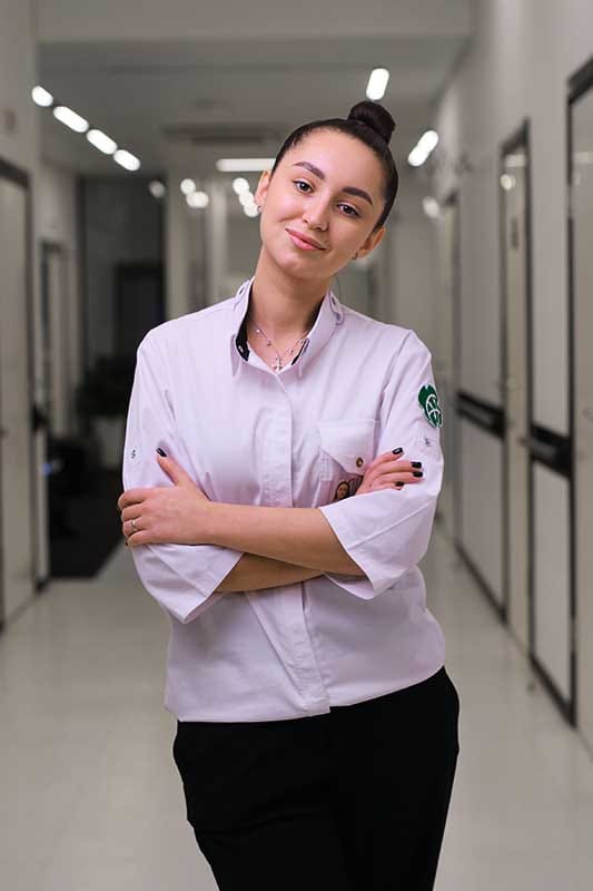 Alina Bikbulatova. Doctor. V.S. Buzaev Fellowship Intern